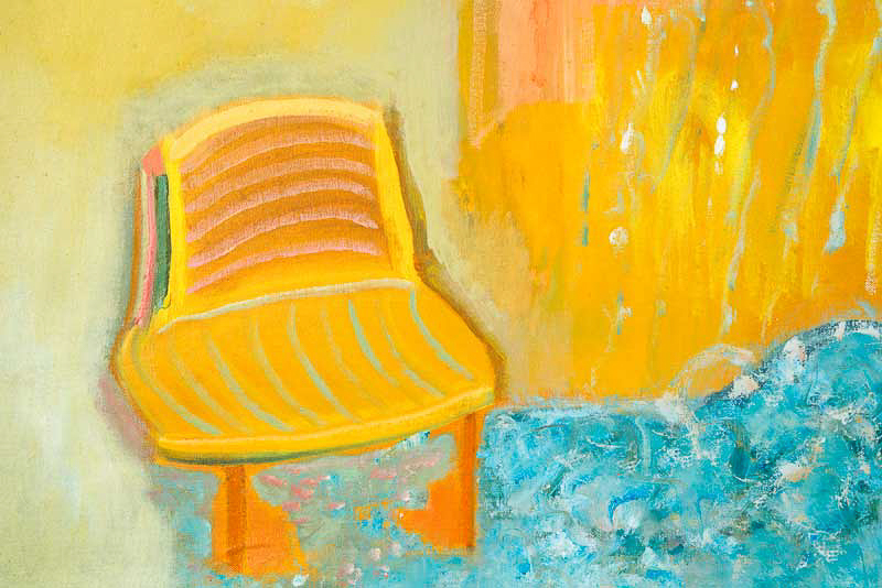 Detail 1 of Yellow Chair