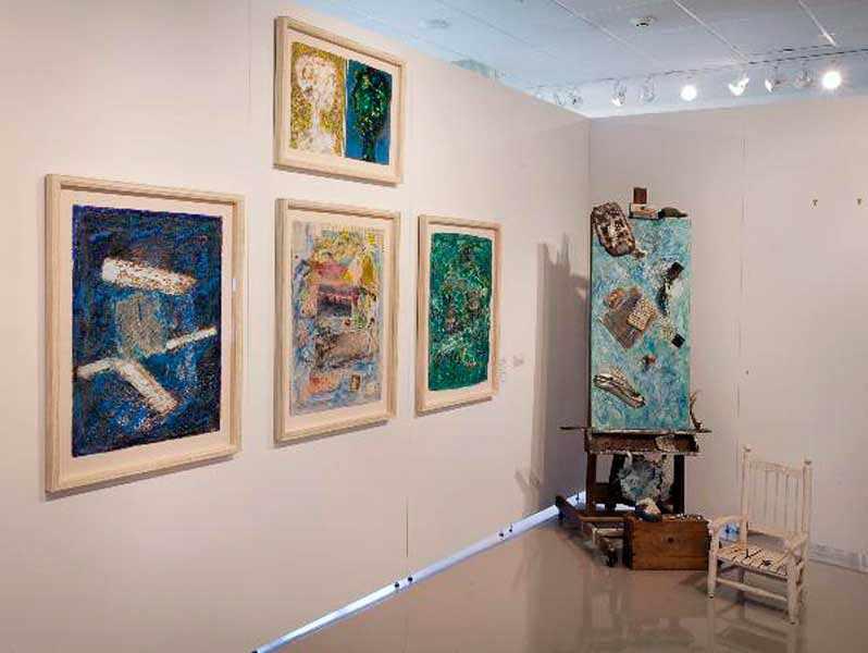 INSTALLATION TSUNAMI: LOSS 3 views at Maloney Gallery at College of St. Elizabeth Curator: Dr. Virginia Fabri Butera
